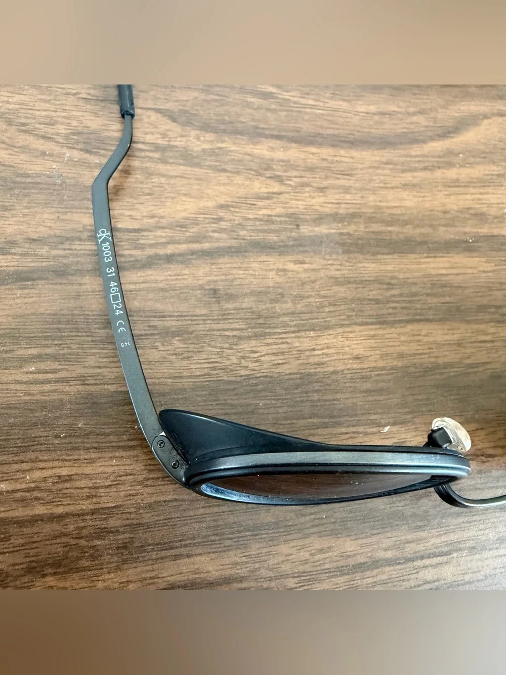 Vintage 90’s Calvin Klein Sunglasses Black 3003 Steampunk Shielded Mirror Lens